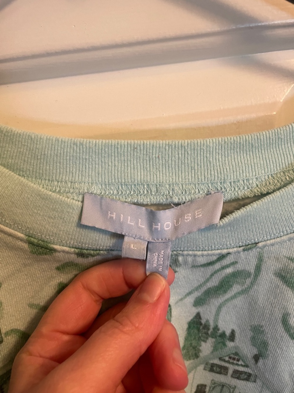 Hill House Home winter toile crewneck sweatshirt - Picture 3 of 3